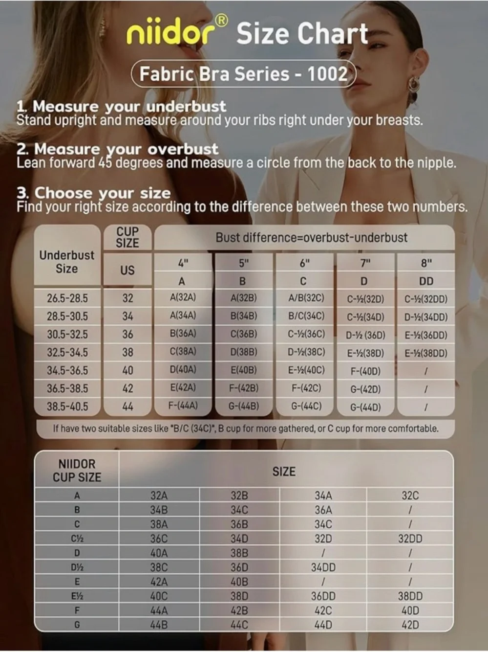 Niidor adhesive bra